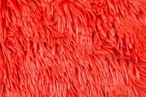Langhaarfell - Superweich - Uni Rot