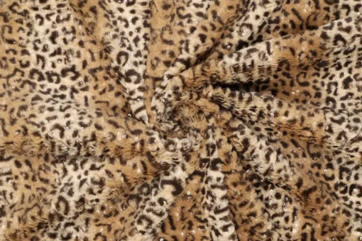 Fellimitat Leopard - Pailletten 