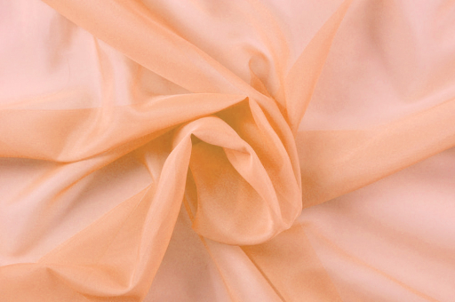 Voile Klassik - Breite: 150 cm - Apricot - 1,0 Meter Apricot