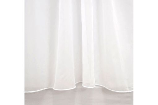 Voile - 180 cm breit - Weiß 