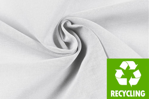 Gardinenleinen Recycling - Weiß - 300 cm - B-Ware 