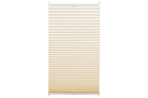 EASYFIX Plissee - 2 Bedienschienen - 100 x 130 cm - Creme 