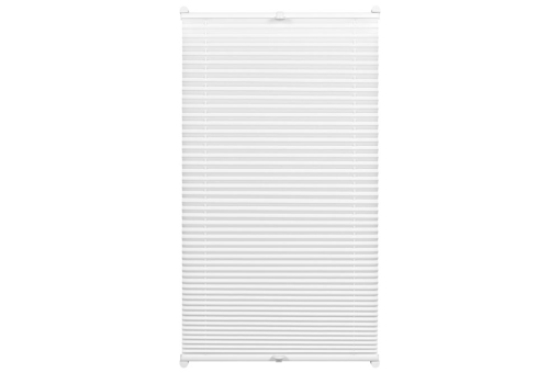 EASYFIX Plissee - 2 Bedienschienen - 90 x 130 cm - Weiß 
