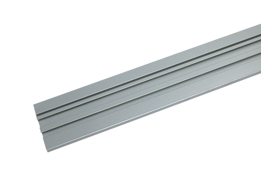 GARDINIA Aluminium-Vorhangschiene - 2-läufig - 150 cm - Aluminium 