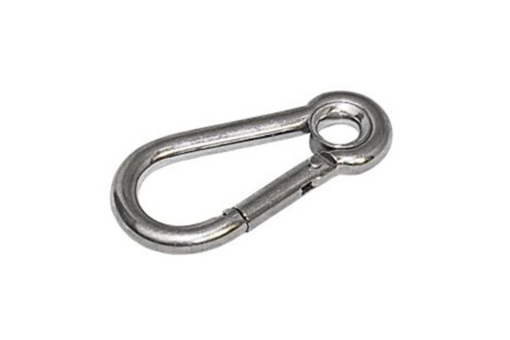 Karabinerhaken mit Kausche 