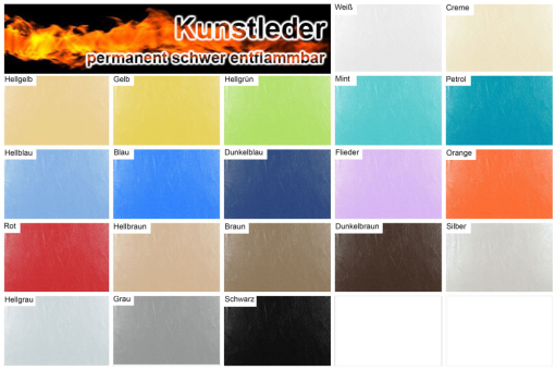 Bezugs-Lederimitat Maritimo - permanent schwer entflammbar 