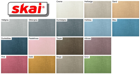 skai® Paduna Stars NF - Kunstleder Metallic - schwer entflammbar 