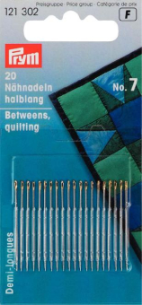 20 Nähnadeln halblang 