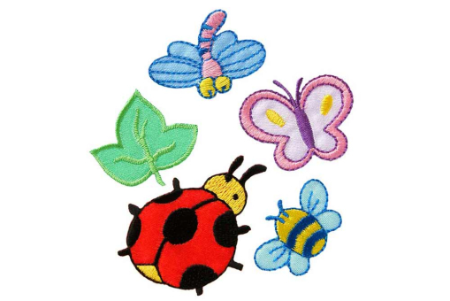Applikation - Insekten - 5 Stk. 