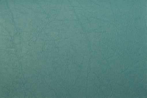 Kunstleder Lang genarbt - Deluxe Grünblau