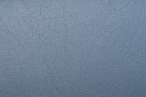 Kunstleder Lang genarbt - Deluxe Taubenblau