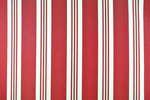Markisen- und Outdoor-Stoff Spain Summer Cordoba Rot/Creme