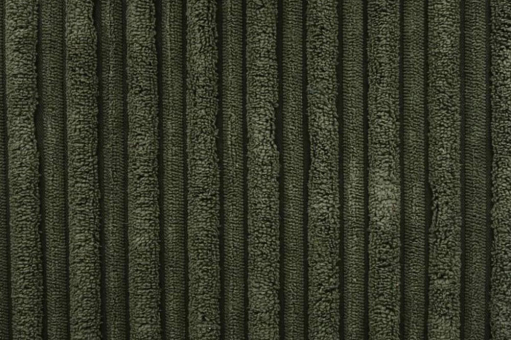Flauschiger Breitcord-Möbelstoff Army