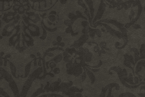 Möbelstoff Samt Damask Rose B1 - Wetcare® Anthrazit