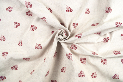 Möbel-Jacquard - Landhaus-Edelweiß - Creme 