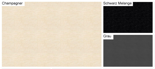 Türvorhang-Stoff Chenille - Uni 