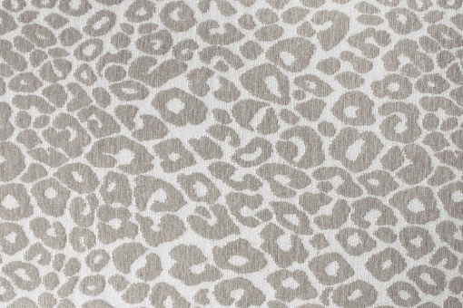 Premium Möbelstoff Chenille in Leo-Muster Beige