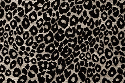 Premium Möbelstoff Chenille in Leo-Muster Classic