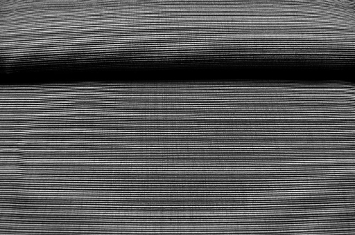 Outdoor-Stoff Webstreifen Schwarz