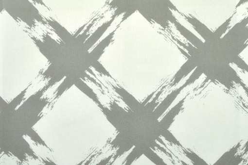 Möbelstoff Outdoor - Crossing - Creme/Grau 