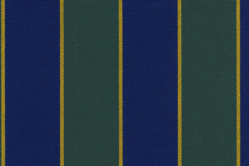 Liegestuhl-Stoff Streifen - gesäumt - 45 cm breit Grün/Blau