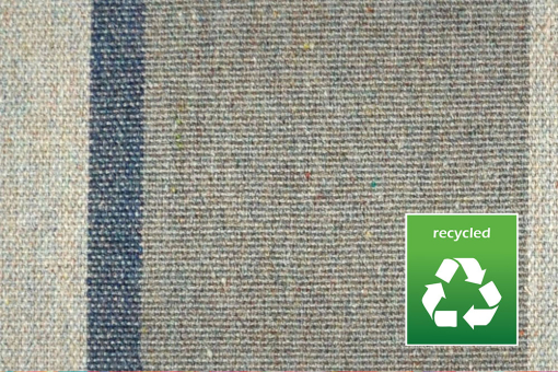 Outdoor-Möbelstoff Recycling - Streifen - Grau 