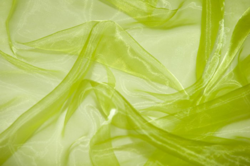 Organza Stoff Hellgrün