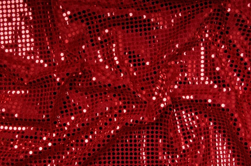 Pailletten Stoff Rot