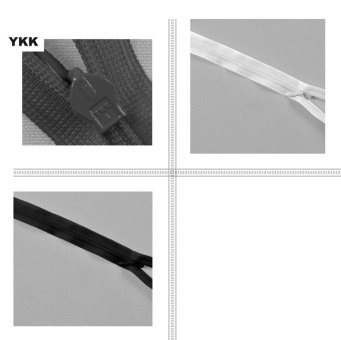 YKK-Kunststoff-Reißverschluss - verdeckt - nicht teilbar - 15 cm 