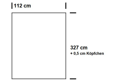 Fertig-Wärmevorhang Alaska - a: 112 x b: 327 cm - Rot 