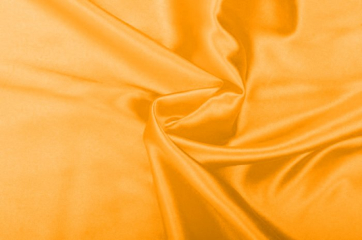 Satin Stoff Goldorange