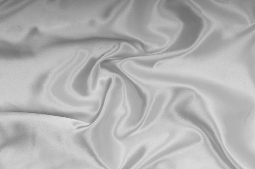 Satin schwer entflammbar Silber