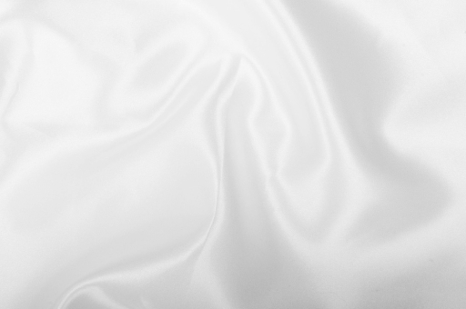 Satin schwer entflammbar Weiß