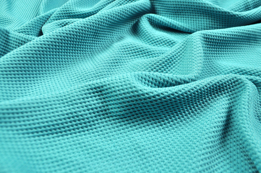 Stretch-Piqué - Aqua 