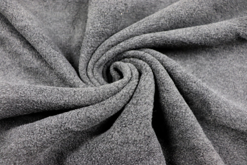Fleece meliert - Grau 