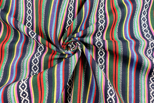 Jacquard mit Ethno-Streifen - Style 3 
