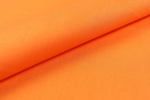 Baumwollstoff mercerisiert - Orange 