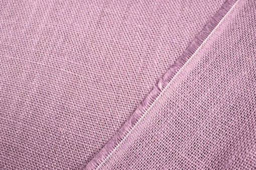 Jute-Stoff in Fliederrosa - 280 cm 