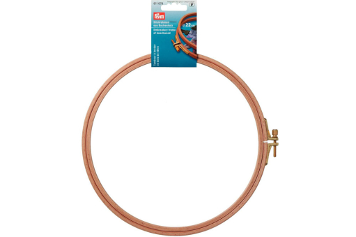 Stickrahmen Buchenholz mit Schraube Prym 8 mm x 21,5 cm 
