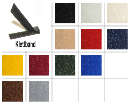 Klettband selbstklebend - 30 mm - 25 m-Rolle 