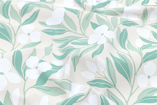 Softes Deluxe Wachstuch mit Blumen 