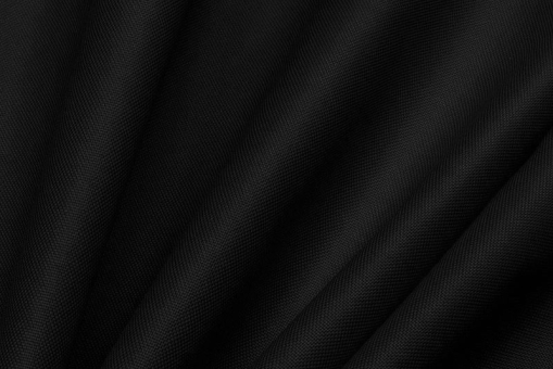 Polyester-Stoff - Bristol - winddicht & reißfest Schwarz