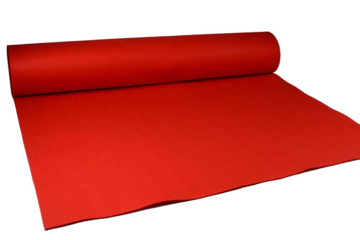 Roter Teppich in 1 Meter Breite 
