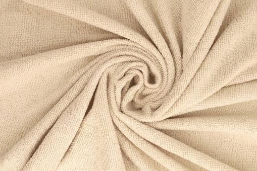 Mikrofasertuch als Meterware - 150 cm Creme
