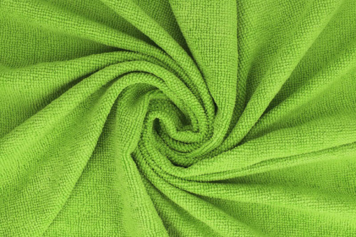 Mikrofasertuch als Meterware - 150 cm Grün