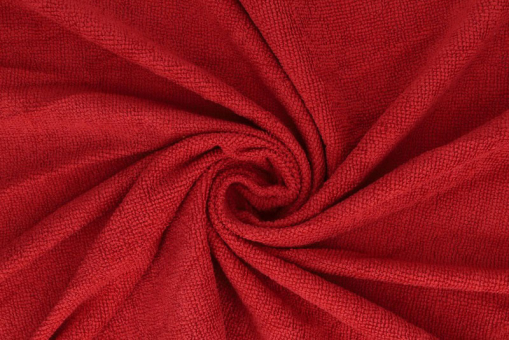 Mikrofasertuch als Meterware - 150 cm Rot