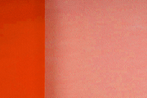 Tüll - schwer entflammbar Orange