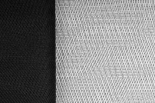 Tüll Überbreite - 300 cm Schwarz