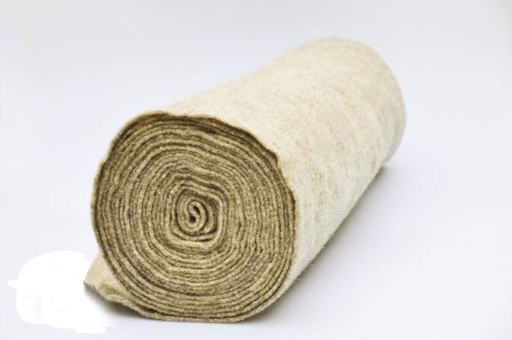 Saison-Mulchmatte - reine Schafschurwolle - Natur 