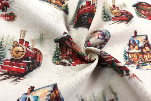Glitzer-Jacquard - Polarexpress 